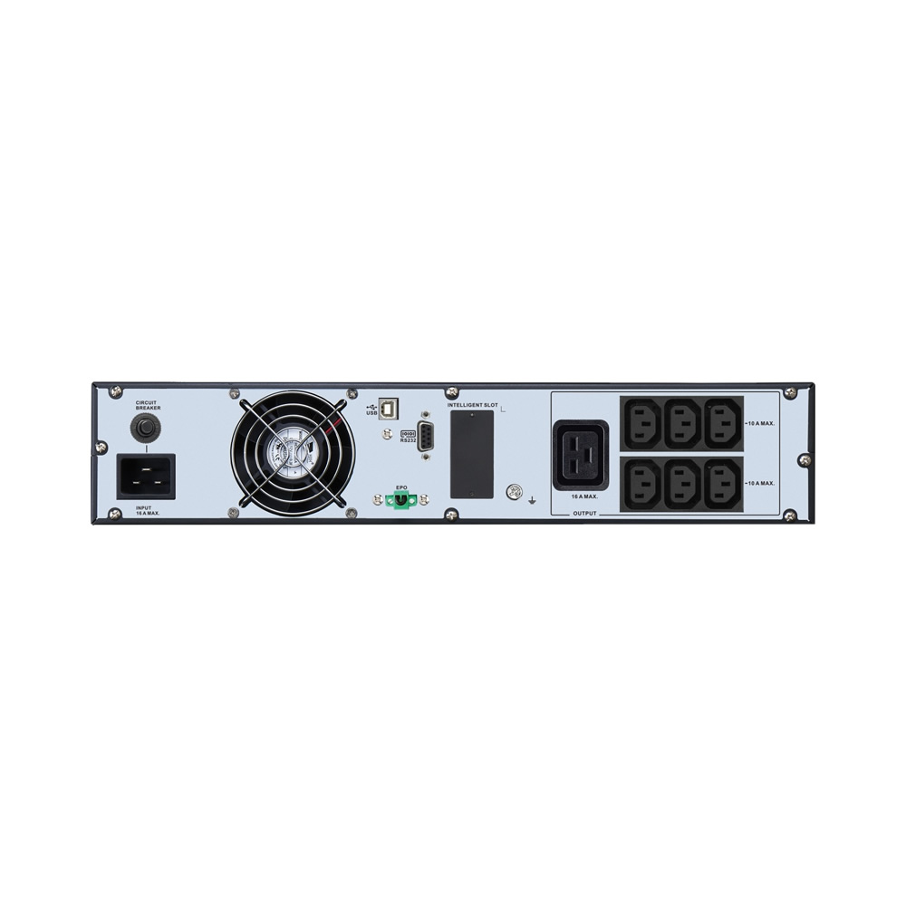 ALDEX GROUP | APC EASY UPS ON-LINE, 1000VA, IONES DE LITIO, RACK/TORRE 2U, 230V, 6 SALIDAS IEC C13, RANURA PARA TARJETA INTELIGENTE, CON KIT DE RIELES